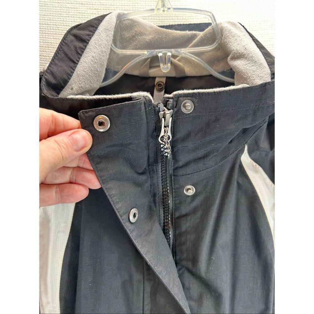Eddie Bauer WeatherEdge Waterproof Hooded Jacket Women’s M Black White - Picture 7 of 11